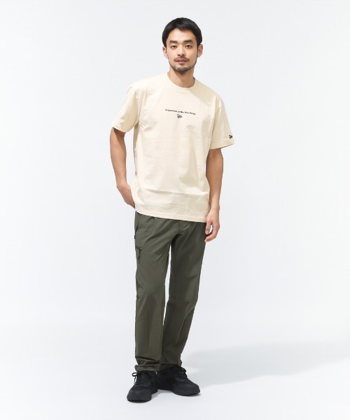 NEW ERA(ニューエラ)の「ニューエラ SS CT TEE CIRCLE OOTTF CREAM 261(Tシャツ/カットソー・メンズ・クリーム・L/LL/3L/S/M)」の3枚目の写真
