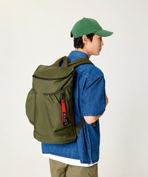GEECOON（ジークーン）の「ナイロン2ポケットリュックサックユーティリティバックパック GEE238-713 カーキ（バックパック/リュック）」