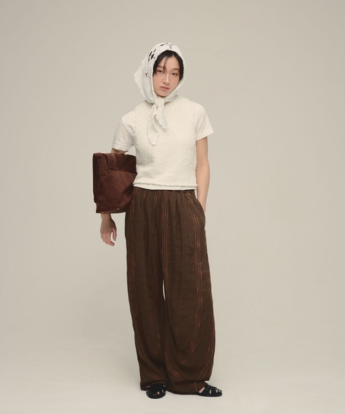 eL(エル)の「【eL】Compact Sheer TEE SS/660765(Tシャツ/カットソー・レディース・ブラック/ホワイト/ピンク・FREE)」の4枚目の写真