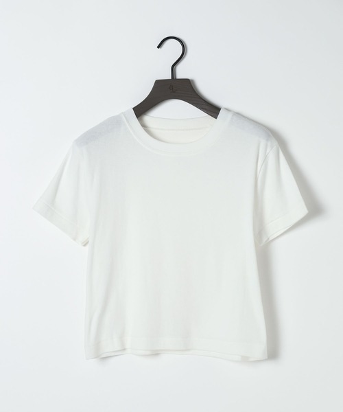 eL(エル)の「【eL】Compact Sheer TEE SS/660765(Tシャツ/カットソー・レディース・ブラック/ホワイト/ピンク・FREE)」の14枚目の写真