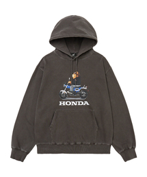 Pigment Dax Bear Hoodie Charcoal