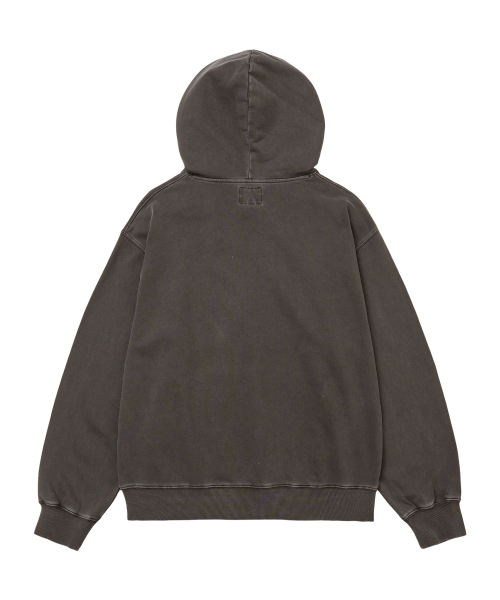 PHYPS MOTORCYCLE（フィップスモーターサイクル）の「Pigment Dax Bear Hoodie Charcoal（パーカー・レディース・その他・LARGE/X-LARGE/SMALL/MEDIUM）」の2枚目の写真