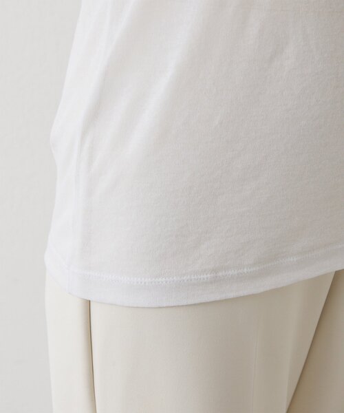 Whim Gazette(ウィムガゼット)の「シアータンクプルオーバー(Tシャツ/カットソー・レディース・ブラック/オフホワイト・FREE)」の18枚目の写真