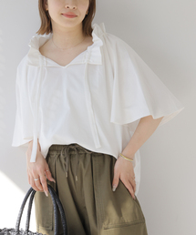 《WEB限定追加》フリルリボンTシャツ