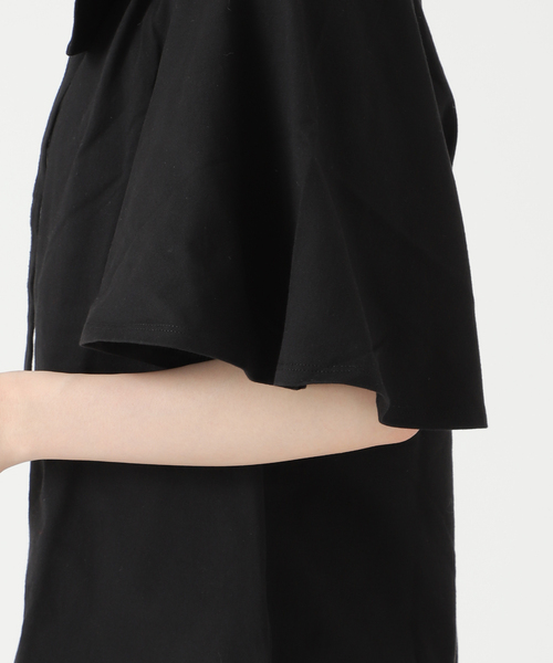 JOURNAL STANDARD relume(ジャーナルスタンダード レリューム)の「《WEB限定追加》フリルリボンTシャツ(Tシャツ/カットソー・レディース・ホワイト/ブラック・FREE)」の11枚目の写真