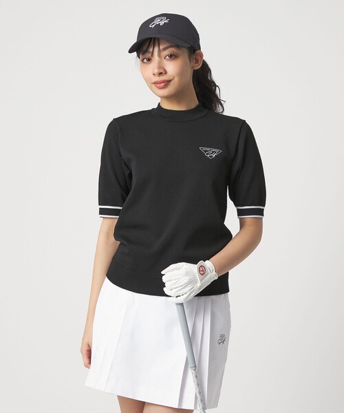 【極美品】UNITED ARROWS golf レディース モックネックS ユナイテッドアローズ レディース ゴルフウェア 半袖シャツ 春 夏