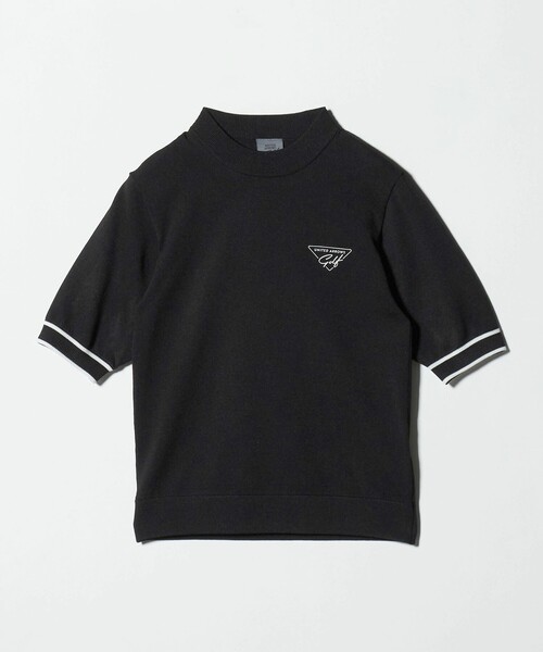 UNITED ARROWS GOLF（ユナイテッドアローズゴルフ）の「ウィメンズ モックネック ショートスリーブ ニット（ニット/セーター・レディース・その他1/コバルトブルー/ブラック・S/M/L）」の8枚目の写真