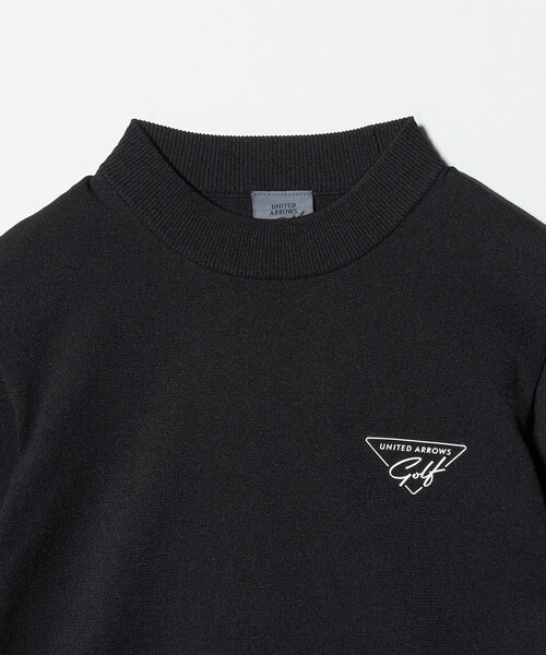 UNITED ARROWS GOLF（ユナイテッドアローズゴルフ）の「ウィメンズ モックネック ショートスリーブ ニット（ニット/セーター・レディース・その他1/コバルトブルー/ブラック・S/M/L）」の9枚目の写真