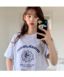 muahmuah（ムーアムーア）の「ムア ワッフルプリント 半袖Tシャツ [4カラー]（Tシャツ/カットソー）」