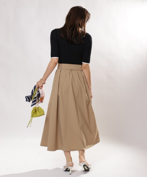 JUSGLITTY（ジャスグリッティー）の「スキッパードッキングワークワンピース（ワンピース・レディース・ブラック・1/2）」の9枚目の写真