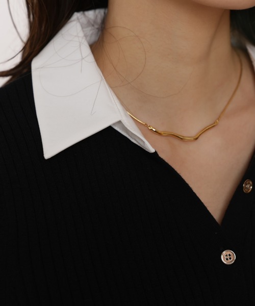 JUSGLITTY（ジャスグリッティー）の「スキッパードッキングワークワンピース（ワンピース・レディース・ブラック・1/2）」の15枚目の写真