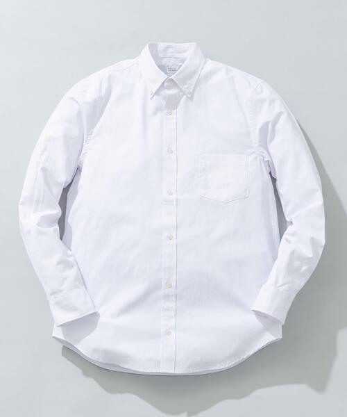 URBAN RESEARCH ROSSO MEN（アーバンリサーチロッソメン）の「『WEB限定』『イージーケア』『XLサイズあり』ハイパフォーマンスリネンボタンダウンシャツ（シャツ/ブラウス・メンズ・ライトブルー/チェック/ストライプ/ベージュ/ネイビー/ホワイト・MEDIUM/SMALL/X-LARGE/LARGE）」の2枚目の写真