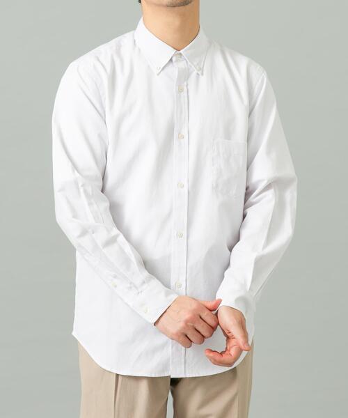 URBAN RESEARCH ROSSO MEN（アーバンリサーチロッソメン）の「『WEB限定』『イージーケア』『XLサイズあり』ハイパフォーマンスリネンボタンダウンシャツ（シャツ/ブラウス・メンズ・ライトブルー/チェック/ストライプ/ベージュ/ネイビー/ホワイト・MEDIUM/SMALL/X-LARGE/LARGE）」の11枚目の写真