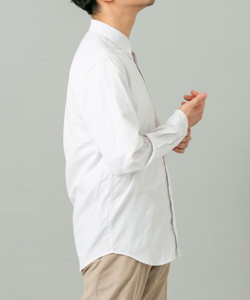 URBAN RESEARCH ROSSO MEN（アーバンリサーチロッソメン）の「『WEB限定』『イージーケア』『XLサイズあり』ハイパフォーマンスリネンボタンダウンシャツ（シャツ/ブラウス・メンズ・ライトブルー/チェック/ストライプ/ベージュ/ネイビー/ホワイト・MEDIUM/SMALL/X-LARGE/LARGE）」の12枚目の写真