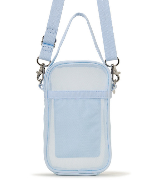 LeSportsac(レスポートサック)の「SHEER MINI PHONE CRSSBDY アイスブルーシアー(ショルダーバッグ・レディース・ブルー・FREE)」の6枚目の写真