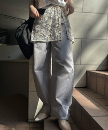 WILLFULLY（ウィルフリー）の「removable lace darts curve silhouette chino PT（チノパンツ）」