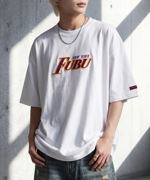 FUBU( フブ)の「【FUBU/フブ】PATCH T-SHIRTS/パッチTシャツ(Tシャツ/カットソー・メンズ・ブラック/ホワイト・XL/M/L)」の3枚目の写真