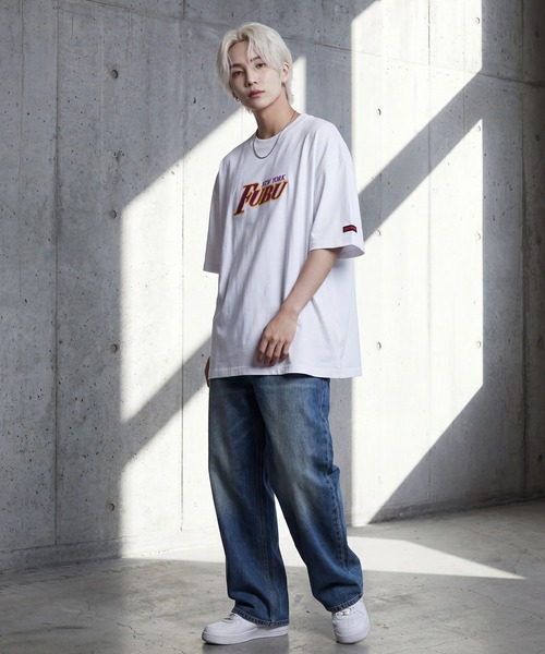 FUBU( フブ)の「【FUBU/フブ】PATCH T-SHIRTS/パッチTシャツ(Tシャツ/カットソー・メンズ・ブラック/ホワイト・XL/M/L)」の5枚目の写真