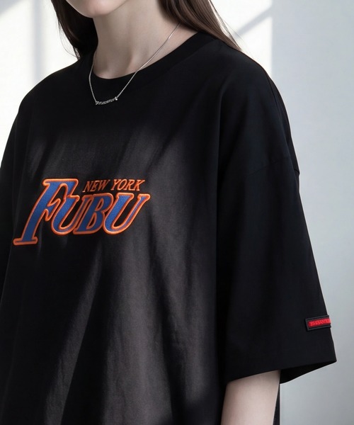 FUBU( フブ)の「【FUBU/フブ】PATCH T-SHIRTS/パッチTシャツ(Tシャツ/カットソー・メンズ・ブラック/ホワイト・XL/M/L)」の6枚目の写真