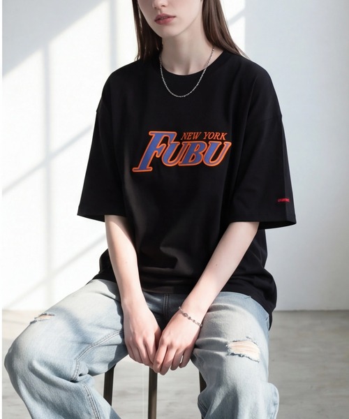 FUBU( フブ)の「【FUBU/フブ】PATCH T-SHIRTS/パッチTシャツ(Tシャツ/カットソー・メンズ・ブラック/ホワイト・XL/M/L)」の9枚目の写真