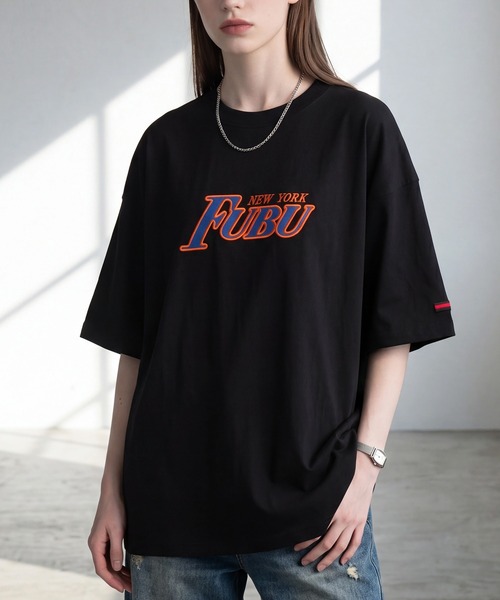 FUBU( フブ)の「【FUBU/フブ】PATCH T-SHIRTS/パッチTシャツ(Tシャツ/カットソー・メンズ・ブラック/ホワイト・XL/M/L)」の7枚目の写真