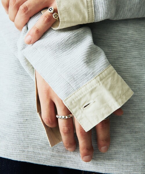 BILL WALL LEATHER(ビルウォールレザー)の「【EXCLUSIVE】Studs Ring - M(リング・レディース・その他・US-5h/US-7h)」の1枚目の写真