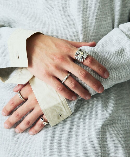 BILL WALL LEATHER(ビルウォールレザー)の「【EXCLUSIVE】Studs Ring - M(リング・レディース・その他・US-5h/US-7h)」の6枚目の写真