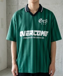 8(eight) | ストライプ襟付きサッカーTシャツ(Tシャツ/カットソー)