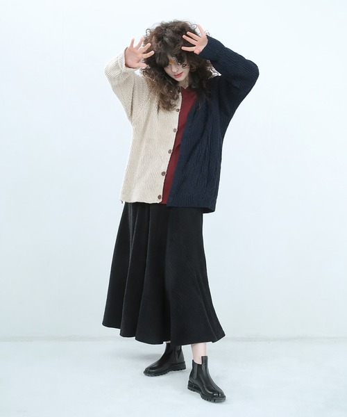 bedsidedrama(ベットサイドドラマ)の「Triple Fragment Cardigan(カーディガン/ボレロ・レディース・ブラック/グレー/ネイビー・2/1)」の8枚目の写真