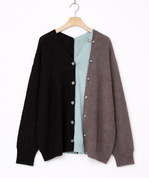 bedsidedrama(ベットサイドドラマ)の「Triple Fragment Cardigan(カーディガン/ボレロ・レディース・ブラック/グレー/ネイビー・2/1)」の9枚目の写真