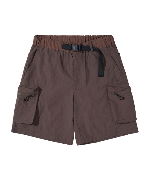 KALAPATTHAR（カラパタール）の「NYLON BELTED BACK OUT POCKET CARGO POCKET SHORTS - BROWN（その他パンツ・メンズ・その他・MEDIUM/LARGE）」の4枚目の写真