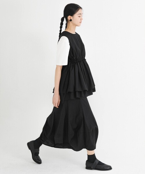 Bshop(ビショップ)の「eunoia | バルーンスカート WOMEN(スカート・レディース・ブラック・M)」の20枚目の写真
