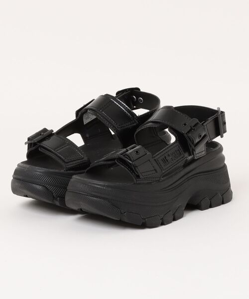 CONVERSE(コンバース)の「《CONVERSE》ALL STAR TREKWAVE SANDAL オールスター トレックウエーブ サンダル(サンダル・レディース・シルバー/ブラック×ブラック・22.0cm/23.0cm/24.0cm/25.0cm)」の2枚目の写真