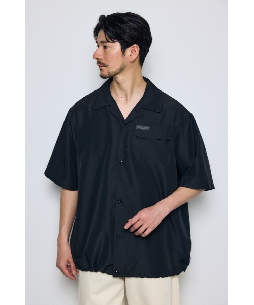 AZUL by moussy(アズールバイマウジー)の「SHELTECH Light 半袖シャツ(シャツ/ブラウス・メンズ・グレー/ブラック/グレー系その他・MEDIUM/SMALL/LARGE)」の9枚目の写真
