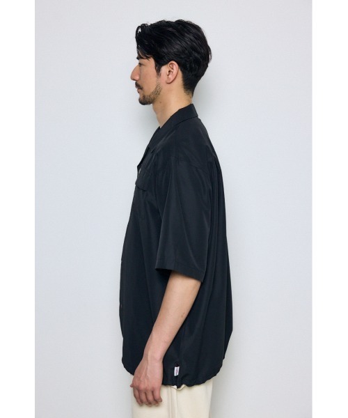 AZUL by moussy(アズールバイマウジー)の「SHELTECH Light 半袖シャツ(シャツ/ブラウス・メンズ・グレー/ブラック/グレー系その他・MEDIUM/SMALL/LARGE)」の12枚目の写真