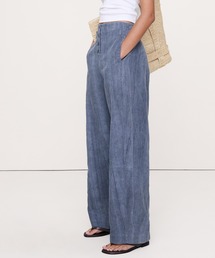 Banana Republic | ハイライズ リラックス バレル ラミーコットン パンツ(その他パンツ)