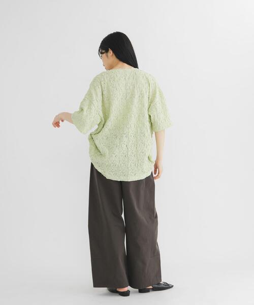 KBF(ケイビーエフ)の「コクーンWIDEパンツ(その他パンツ・レディース・オリーブ/アイボリー/チャコールグレー・36/38)」の18枚目の写真