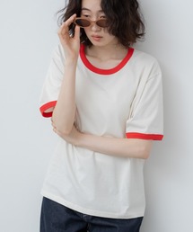 オーバーサイズラグランTシャツ / オーバーサイズラグランTシャツ / リンガー オーバーサイズ 無地 ブラウン アイボリー ネイビー 半袖 カットソー Tシャツ 韓国 夏服 春服 ストリート カジュアル ノームコア