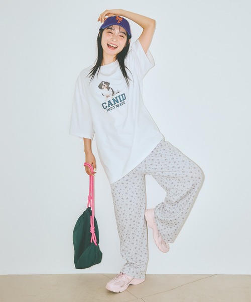 COLORME(カラーミー)の「【AKB48 伊藤百花 着用】ゆるシルエットわんこT【ユニセックス】(Tシャツ/カットソー・レディース・チャコール/ホワイト・FREE)」の16枚目の写真