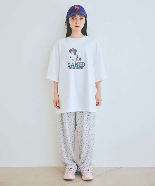 COLORME(カラーミー)の「【AKB48 伊藤百花 着用】ゆるシルエットわんこT【ユニセックス】(Tシャツ/カットソー・レディース・チャコール/ホワイト・FREE)」の22枚目の写真
