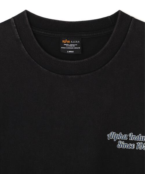 Alpha Industries(アルファインダストリーズ)の「【日本限定】Alpha Industries/アルファ インダストリーズ/ESTABLISHED IN 1959 T‐SHIRT/イスタブリッシュ イン 1959 Tシャツ(Tシャツ/カットソー・メンズ・ゴールド/ホワイト系2/ブラック・XL/2XL/L/S/M)」の11枚目の写真