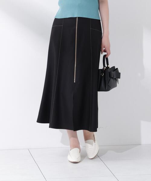 PROPORTION BODY DRESSING(プロポーションボディドレッシング)の「【中川紅葉さん着用】【小さめサイズあり】フロントジップマーメイドスカート / 1216220600(スカート・レディース・ブラウン/ネイビー/ブラック・SMALL/PSS/P/S/MEDIUM)」の5枚目の写真