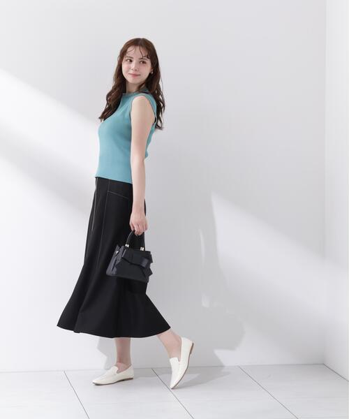 PROPORTION BODY DRESSING(プロポーションボディドレッシング)の「【中川紅葉さん着用】【小さめサイズあり】フロントジップマーメイドスカート / 1216220600(スカート・レディース・ブラウン/ネイビー/ブラック・SMALL/PSS/P/S/MEDIUM)」の6枚目の写真