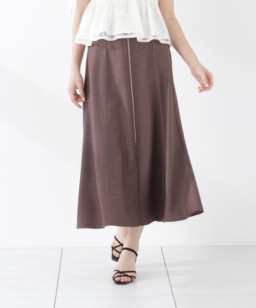 PROPORTION BODY DRESSING(プロポーションボディドレッシング)の「【中川紅葉さん着用】【小さめサイズあり】フロントジップマーメイドスカート / 1216220600(スカート・レディース・ブラウン/ネイビー/ブラック・SMALL/PSS/P/S/MEDIUM)」の10枚目の写真