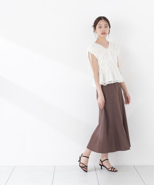 PROPORTION BODY DRESSING(プロポーションボディドレッシング)の「【中川紅葉さん着用】【小さめサイズあり】フロントジップマーメイドスカート / 1216220600(スカート・レディース・ブラウン/ネイビー/ブラック・SMALL/PSS/P/S/MEDIUM)」の11枚目の写真
