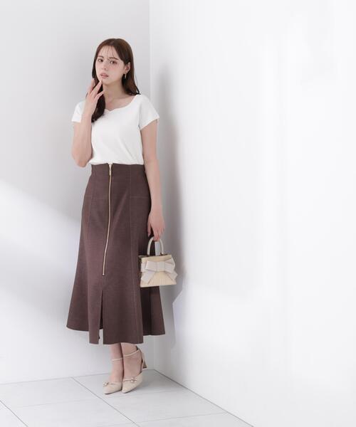 PROPORTION BODY DRESSING(プロポーションボディドレッシング)の「【中川紅葉さん着用】【小さめサイズあり】フロントジップマーメイドスカート / 1216220600(スカート・レディース・ブラウン/ネイビー/ブラック・SMALL/PSS/P/S/MEDIUM)」の14枚目の写真