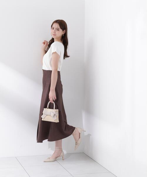 PROPORTION BODY DRESSING(プロポーションボディドレッシング)の「【中川紅葉さん着用】【小さめサイズあり】フロントジップマーメイドスカート / 1216220600(スカート・レディース・ブラウン/ネイビー/ブラック・SMALL/PSS/P/S/MEDIUM)」の16枚目の写真
