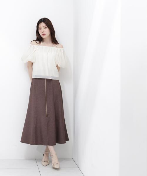 PROPORTION BODY DRESSING(プロポーションボディドレッシング)の「【中川紅葉さん着用】【小さめサイズあり】フロントジップマーメイドスカート / 1216220600(スカート・レディース・ブラウン/ネイビー/ブラック・SMALL/PSS/P/S/MEDIUM)」の17枚目の写真