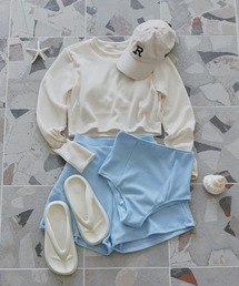 ad thie（アドティエ）の「長袖 トップス スイムウェア 3点セット（水着）」