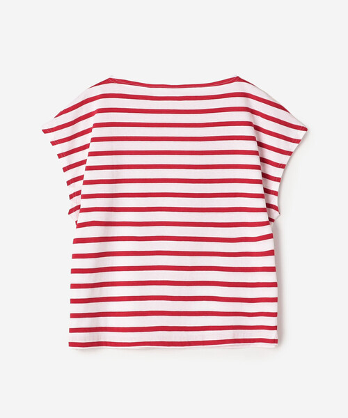 ORCIVAL（オーシバル）の「ORCIVAL | コットンレジェ ボートネック フレンチスリーブプルオーバー WOMEN（Tシャツ/カットソー・レディース・ブルー系その他2/レッド系その他/グレー系その他2・1）」の6枚目の写真